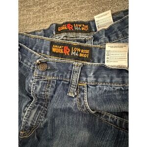 Ariat Work FR M4 Low Rise Boot Cut Jeans  Size 36/34 Two Pair (A)